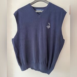 Ralph Lauren Polo Golf V-Neck Sweater Vest - Deep Blue